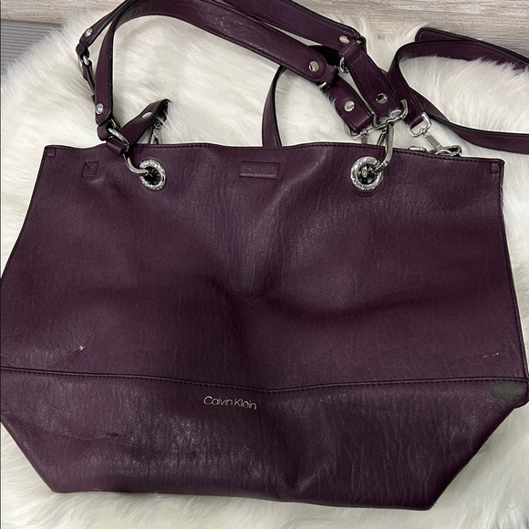 Calvin Klein Deep Purple Tote Bag - Picture 1 of 4